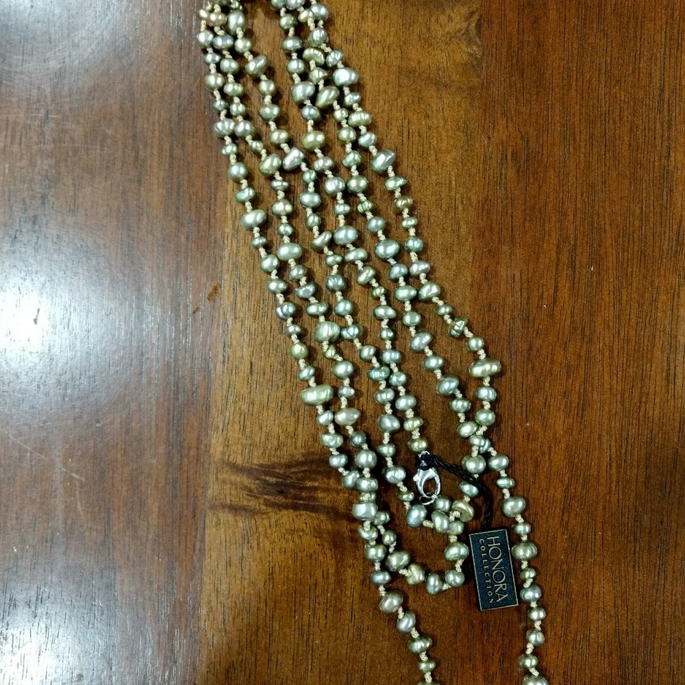 Honora pearl, sterling silver necklace